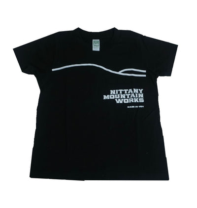 Black & White Nittany Mountain Works Kids Tee
